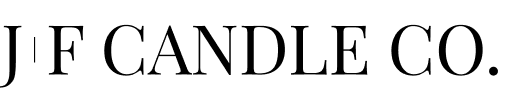 Logo image displaying the text "J F Candle Co. in black font