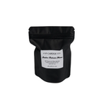 Amber Autumn Mums 2 oz soy wax melts in a black resealable JF Candle Co. pouch with a clear window.