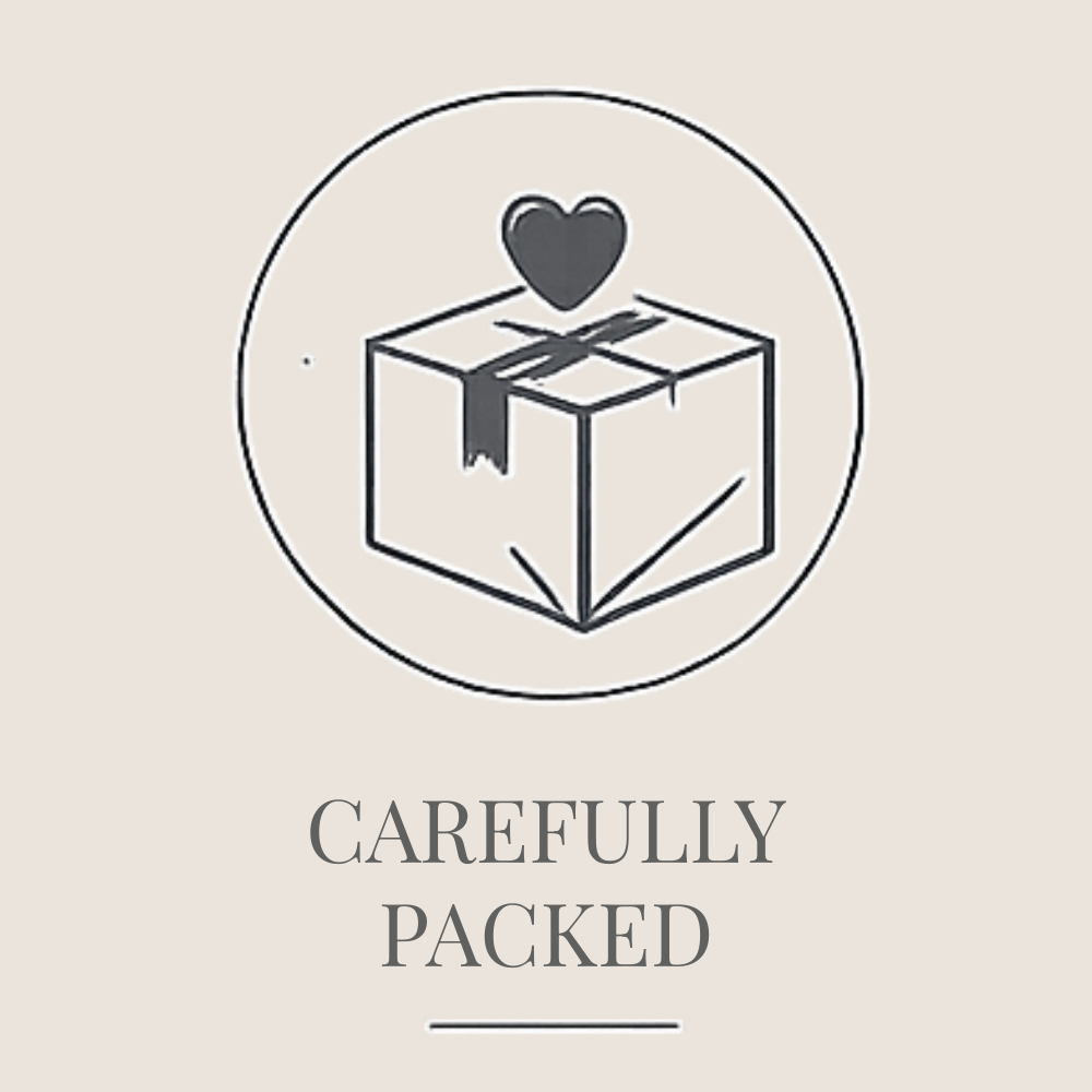 Carefully packed order icon representing protective and thoughtful packaging